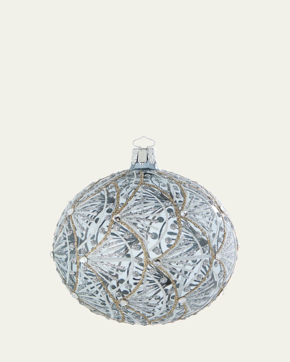 Art Deco Transparent Ball Ornament